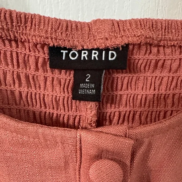 Torrid Sleeveless Button-Down Blouse - Terracotta - Picture 2 of 4